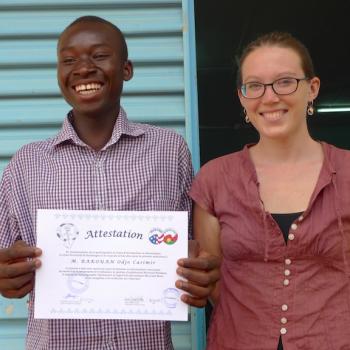 Casimir, one of the best IT students, according to teacher Emma.