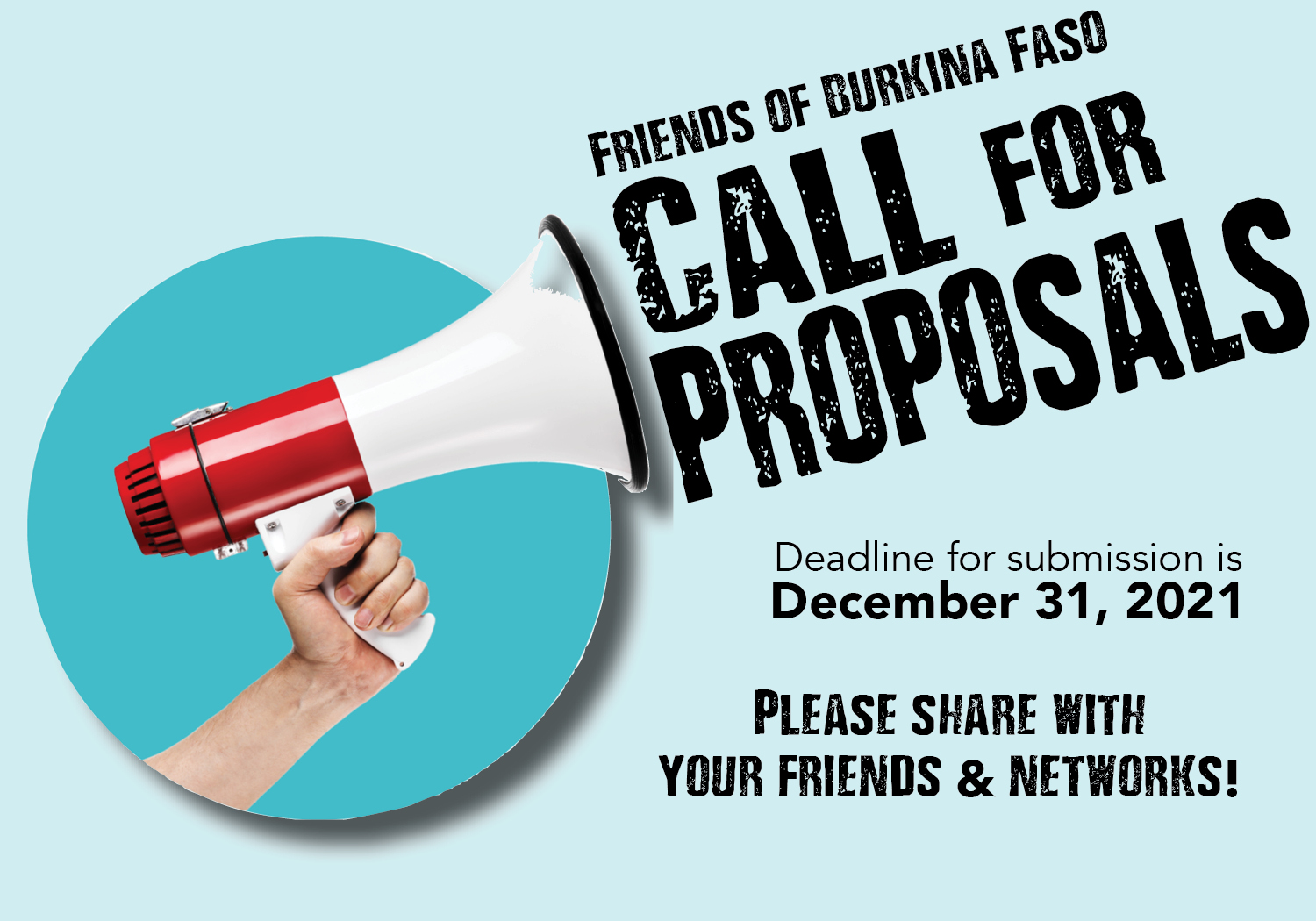 2021 Call for Proposals Graphic
