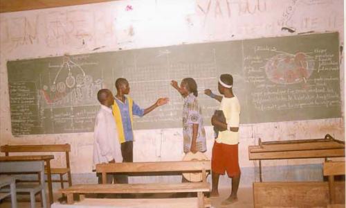 High school students in Garango.